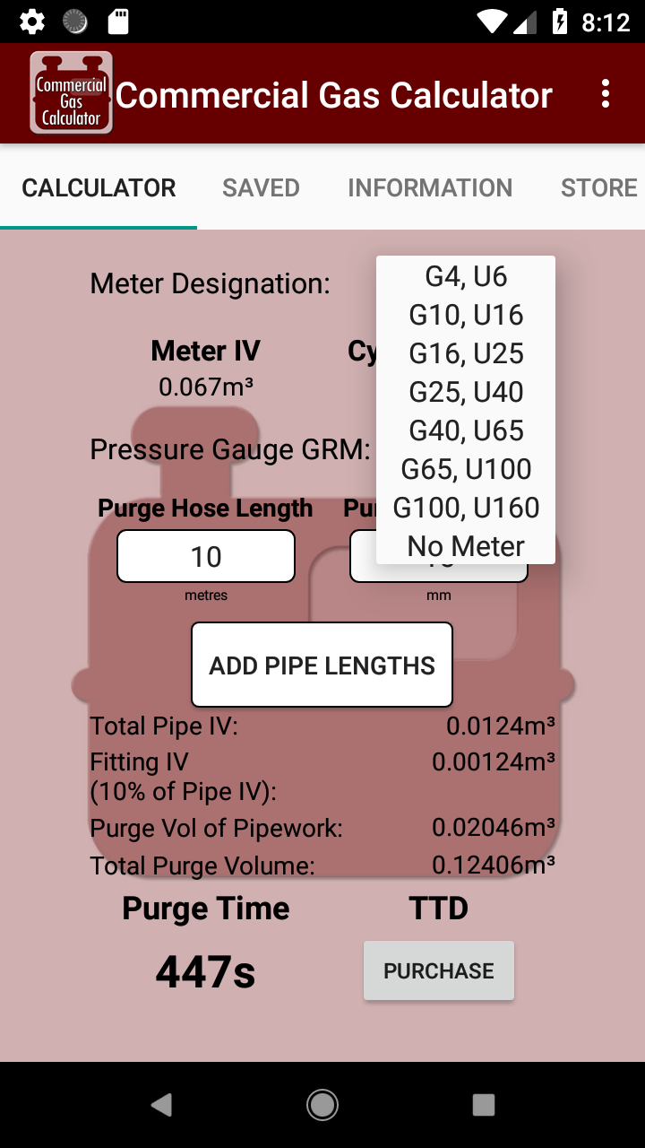 Commercial Gas Calculator « Speak To The Geek